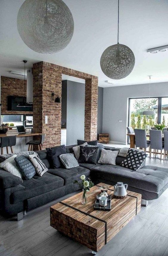 50 Best Rustic Apartment Living Room Decor Ideas and Makeover  #apartment #decor #ideas #living #makeover #rustic