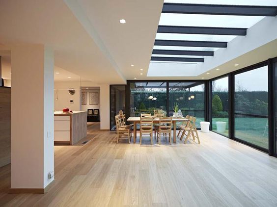 Recently specified for a renovation project was the radiant 'Riesling' floor from #Lalegno. This wonderful natural Oak toned floor certainly brings an air of defiance to this superb space. #Riesling is finished with a durable, brushed and invisible matt lacquer allowing this floor to avail of a high quality resistance while still managing to keep its natural look. Beautiful through every aspect.