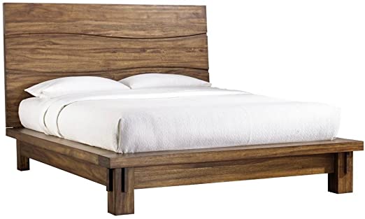 Amazon.com: Modus Furniture Ocean Solid Wood Platform Bed, King ...