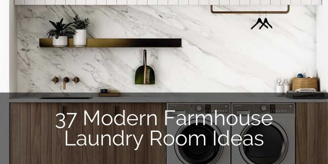 37 Modern Farmhouse Laundry Room Ideas