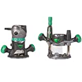 Metabo HPT Router Kit, Fixed/Plunge Base, Variable Speed, 11 Amp Motor, 2-1/4 Peak HP (KM12VC)