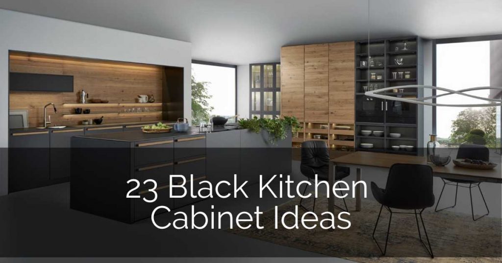 23 Black Kitchen Cabinet Ideas