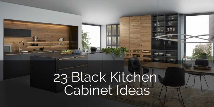 23 Black Kitchen Cabinet Ideas