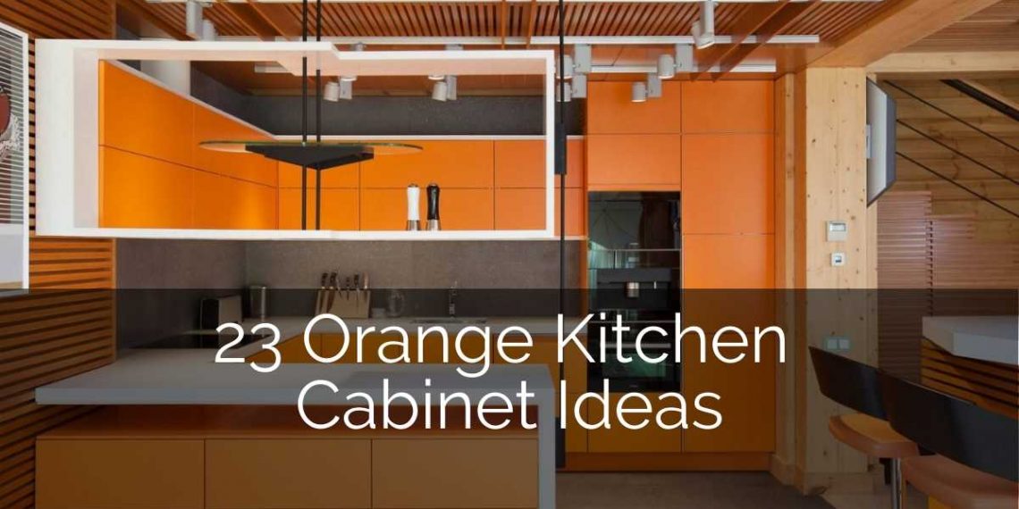 23 Orange Kitchen Cabinet Ideas
