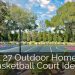 27 Outdoor Home Basketball Court Ideas