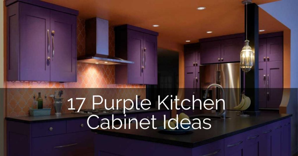 17 Purple Kitchen Cabinets Ideas