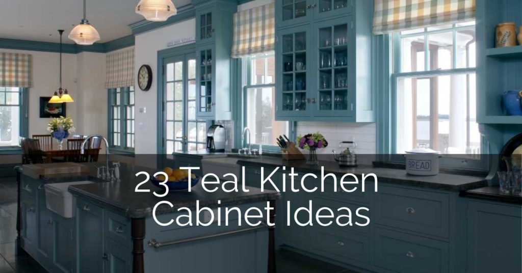 23 Teal Kitchen Cabinet Ideas