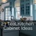 23 Teal Kitchen Cabinet Ideas