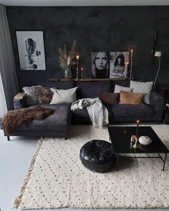 Masculine Living Room Decor