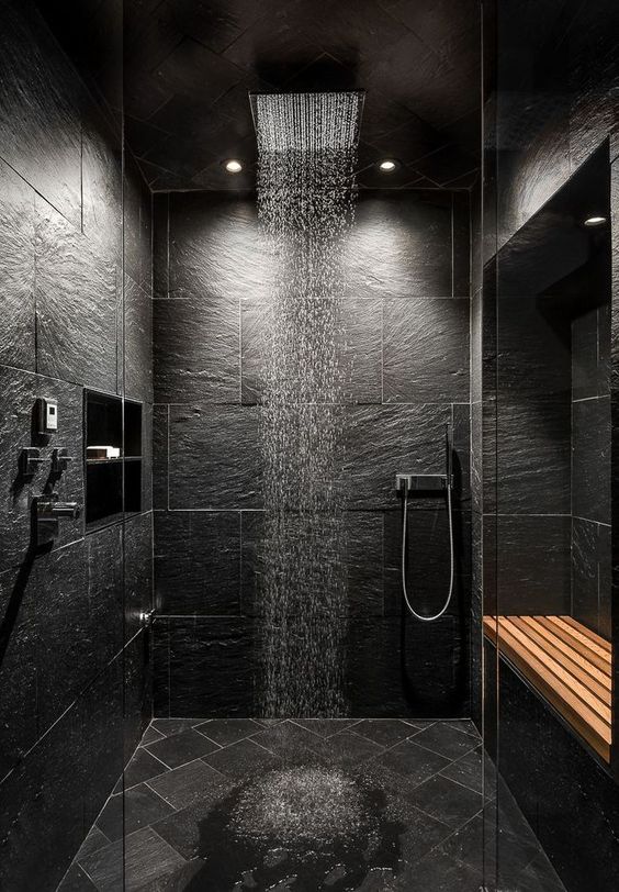 Black Luxurious Bathroom