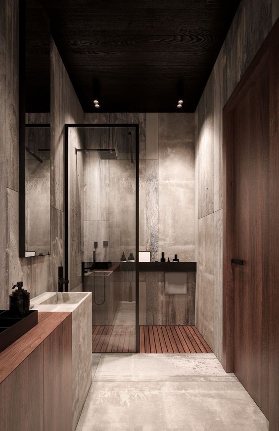 Industrial Luxurious Bathroom