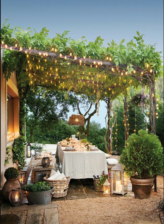 Outdoor Dining Room Decor