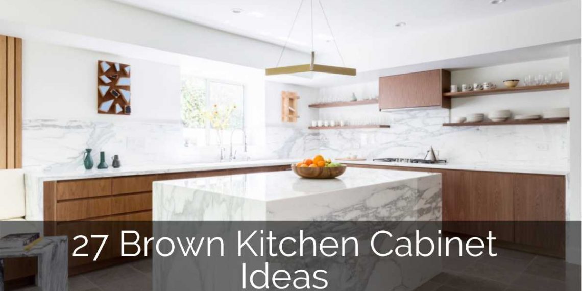 27 Brown Kitchen Cabinet Ideas