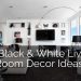 17 Black & White Living Room Decor Ideas