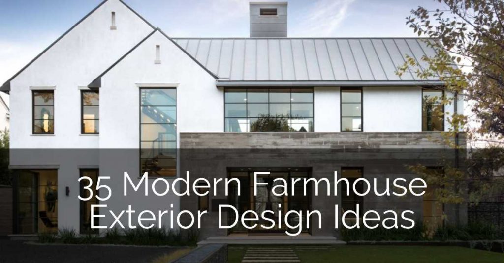 35 Modern Farmhouse Exterior Home Ideas
