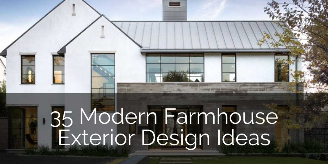 35 Modern Farmhouse Exterior Home Ideas