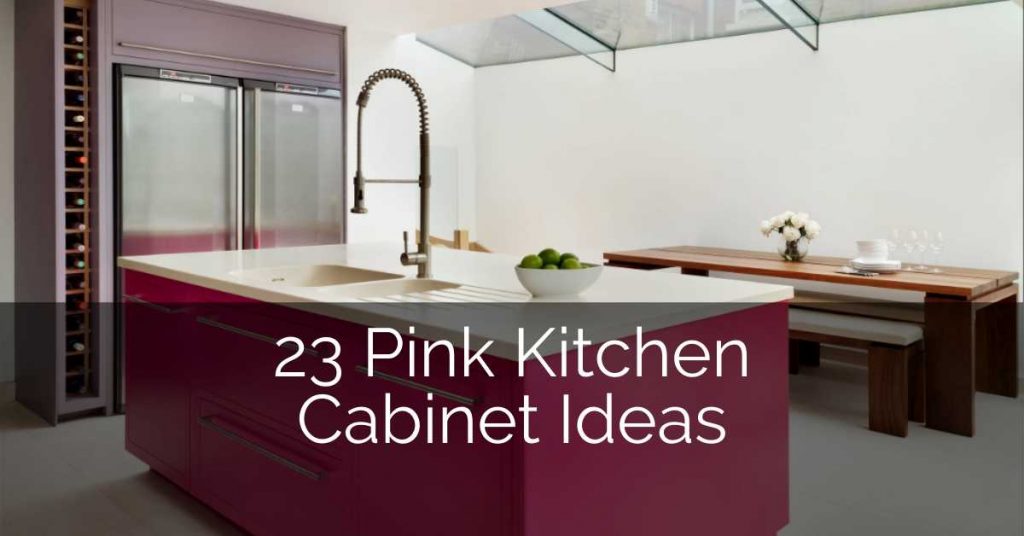 23 Pink Kitchen Cabinet Ideas