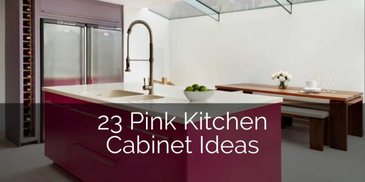 23 Pink Kitchen Cabinet Ideas