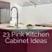 23 Pink Kitchen Cabinet Ideas