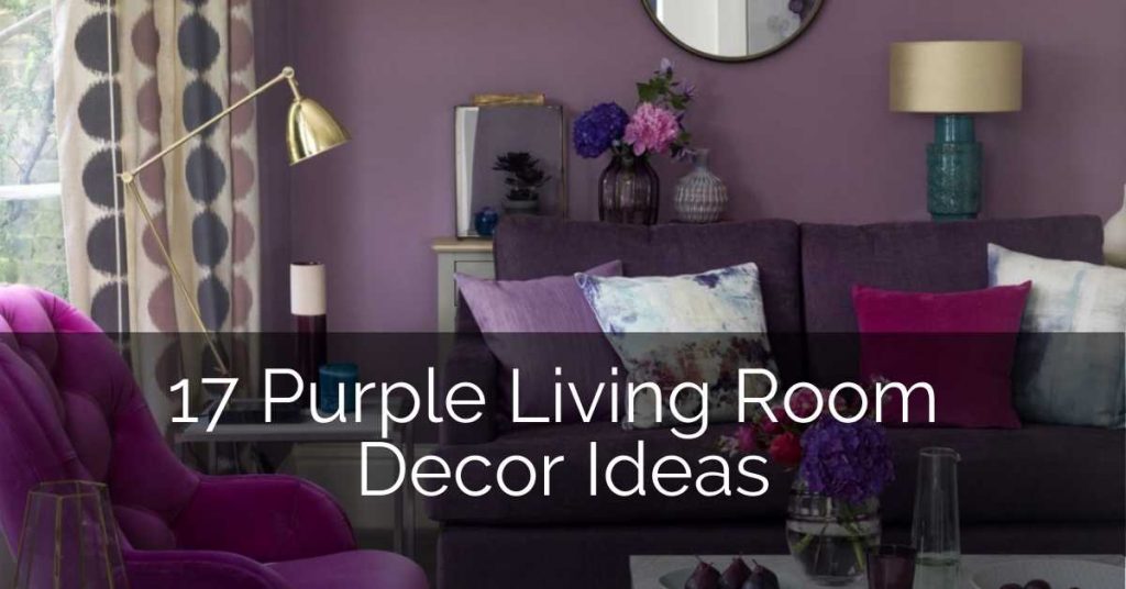17 Purple Living Room Decor Ideas, Gray And Purple Living Room Designs