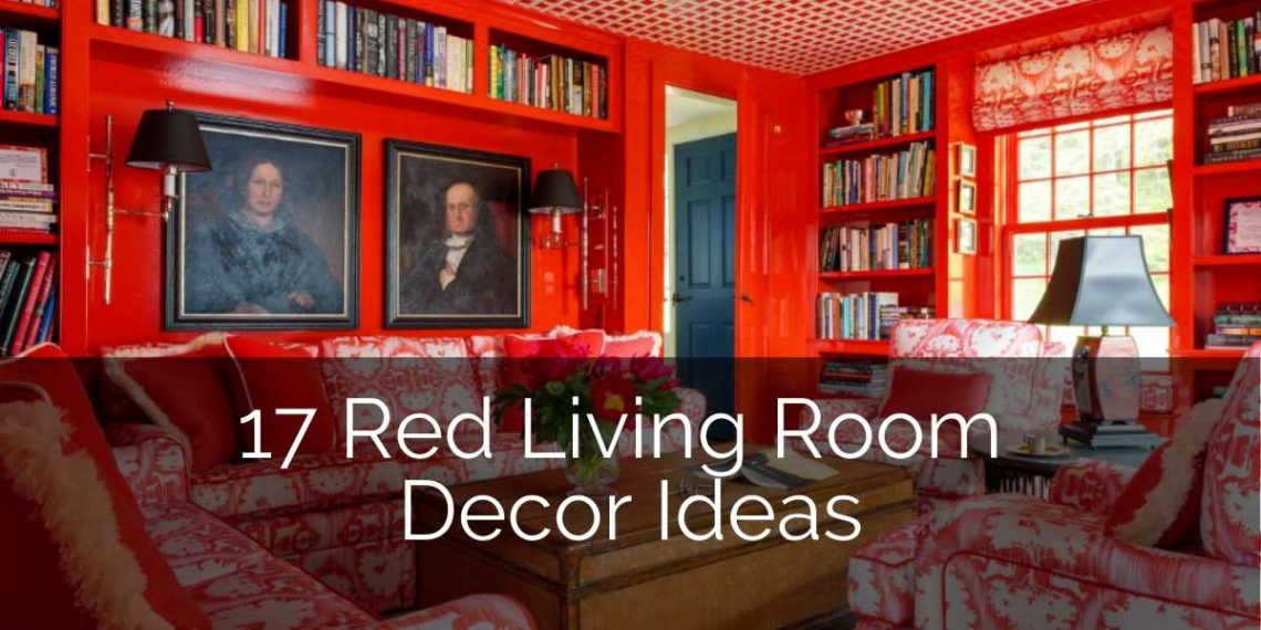 17 Red Living Room Decor Ideas