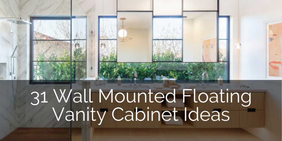 31 Wall Mounted Floating Vanity Cabinet Ideas